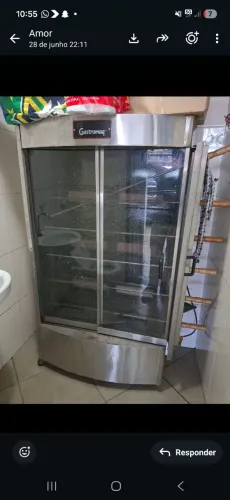 Vende máquina de assar frango