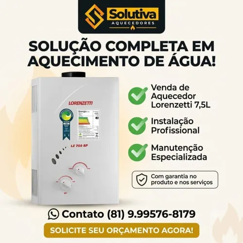 Aquecedor de água gás