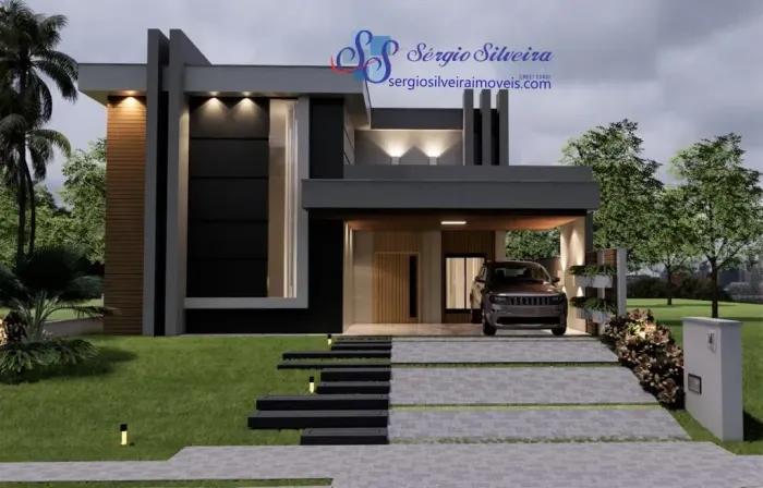 Casa na Cidade Alpha com 4 suítes, piscina privativa.