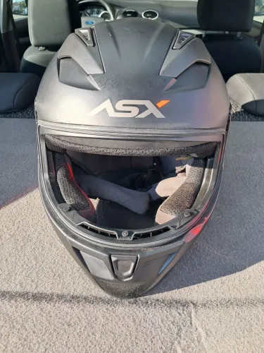 Capacete ASX preto fosco 58