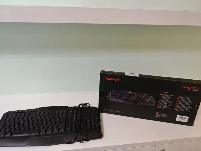 Teclado Redragon Harpe 2 Gamer K503-rgb V2 Rgb Preto Cor De Teclado Preto