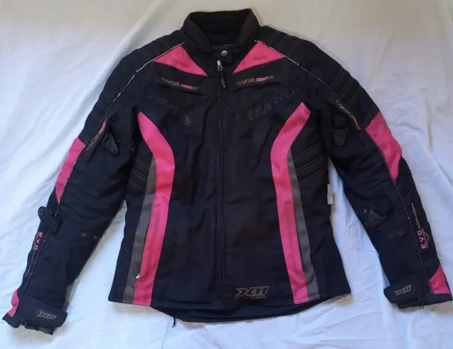 Jaqueta feminina motociclista