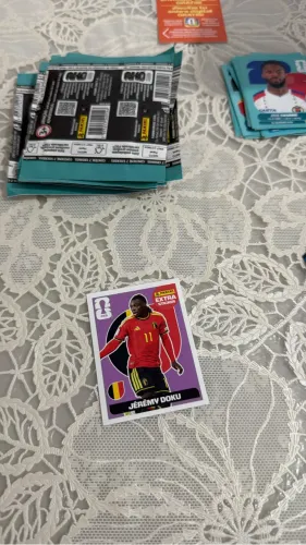 Jeremy Doku Extra Sticker Regular Copa 2026