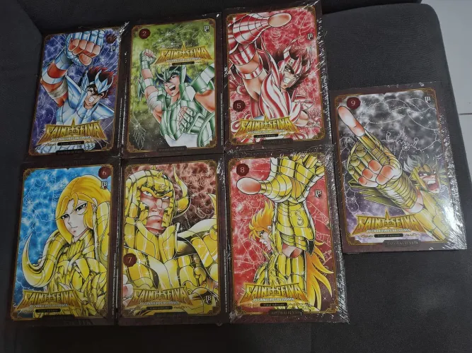 Mangá Cavaleiros do Zodíaco Final Edition 1, 2 e 5 a 9 lacrados