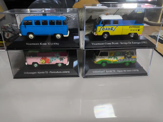 Lote 04 Kombis Miniaturas 1/43
