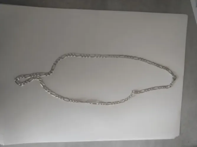 Corrente cordão de prata 3/1 maciça 925