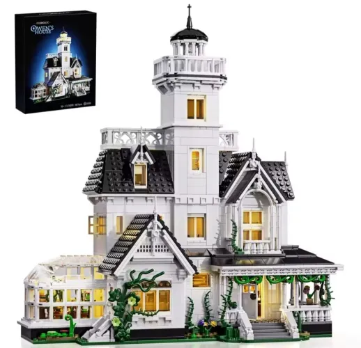 Blocos de Montar Casa Owens Casa Mágica Com Luzes 1877 Peças OCQDOLCIC F-C10370