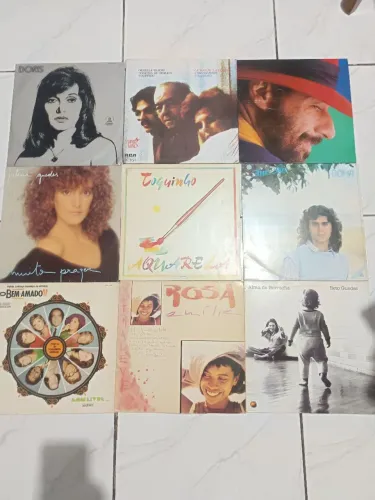 Lote 13 discos vinil LP música brasileira MPB Bossa Nova Vinicius Toquinho Doris Montiero