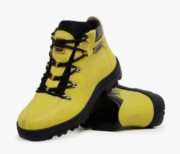 Bota Bullgat Gat Masculina Nº 40 | Coturno Cano Médio Estilo Motoqueiro