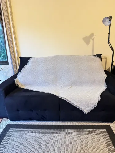 Manta de sofá jacquard nova! Medindo 1,40x1,70