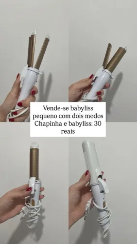 Babyliss com chapinha 2 em 1