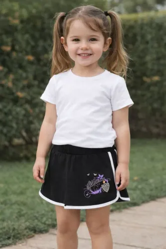 Short saia infantil Atlético 