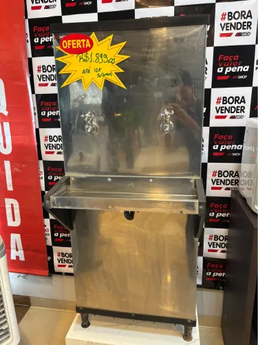 Bebedouro Industrial Knox 50L Inox Usado - Revisado - 3 Meses Garantia