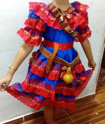 Vestido junino maria Bonita