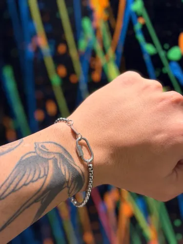 Pulseira Life Vivara Masculina Mosquetão