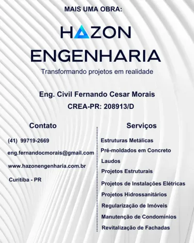 Preciso de pedreiro profissional para Curitiba Paraná para inicio imediato!