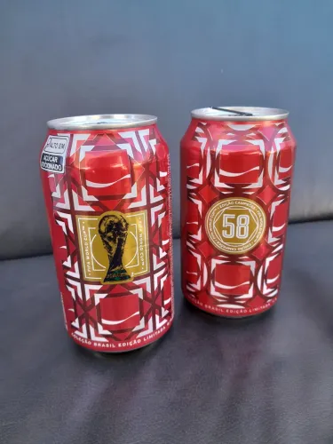 Lata da coca colecionáveis colocão Brasil edição limitada