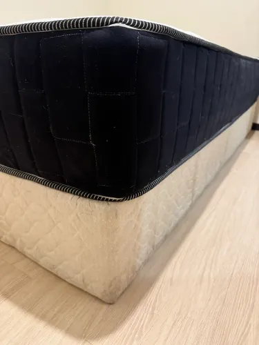 Cama box casal Colchão Ortopédico Ortobom 