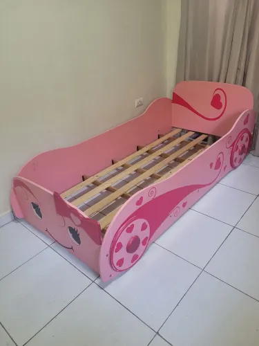 Cama solteiro infantil menina