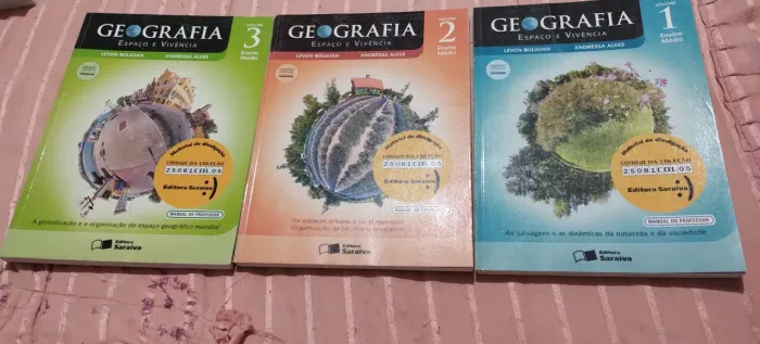 Coleção Geografia Espaço e vivência1,2 e 3 Levon Boligian e Andressa Alves
