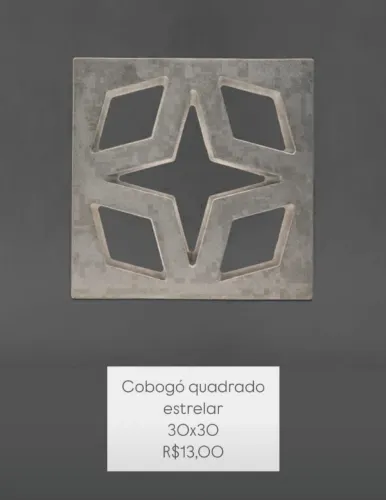 COBOGO QUADRADO ESTRELAR 30x30 EXCLUSIVO 