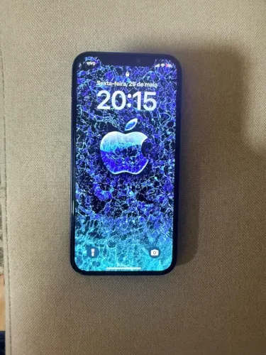 iPhone 12 azul 64gb novíssimo  