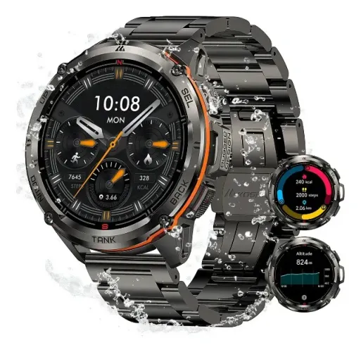 (Novo) Relógio Kospet T3 Ultra GPS Militar 170+ Modos Esportivos Impermeável