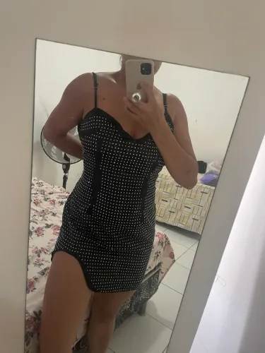 Vestido em pedraria