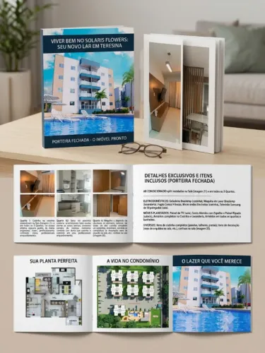 OPORTUNIDADE: Apartamento "Porteira Fechada"-Teresina-3 Quartos (1 Suíte)/climatizado