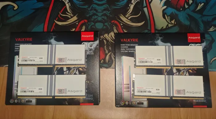 Memória Ram DDR4 Asgard Valkyrie RGB 3200MHz