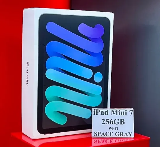 Apple iPad Mini 7 - 256GB - Wi-Fi - Space Gray - Produto Novo, Lacrado com Garantia