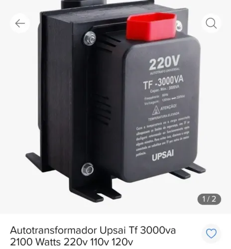 Autotransformador Upsai