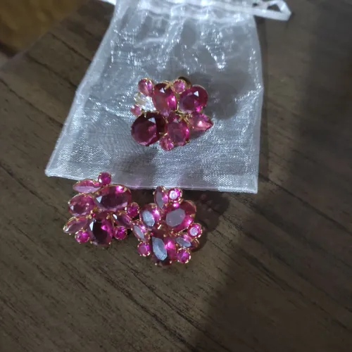 Conjunto anel e brinco
