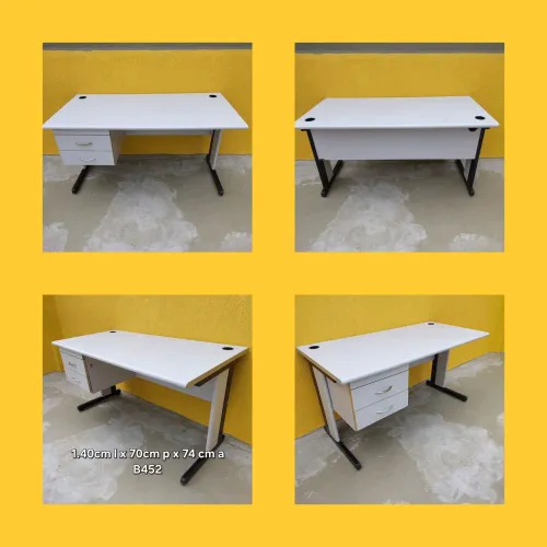 Mesa escritório com gavetas-1.40cm