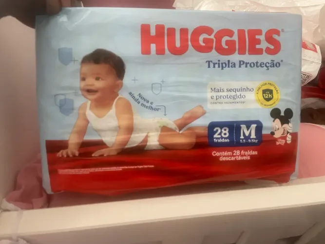 Fralda Huggies M 28