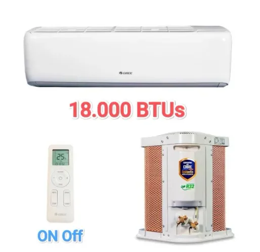 Ar Condicionado Split Hi-Wall Gree G-Top 18000 Btus On Off + Nota + Garantia+ Cartão 12x