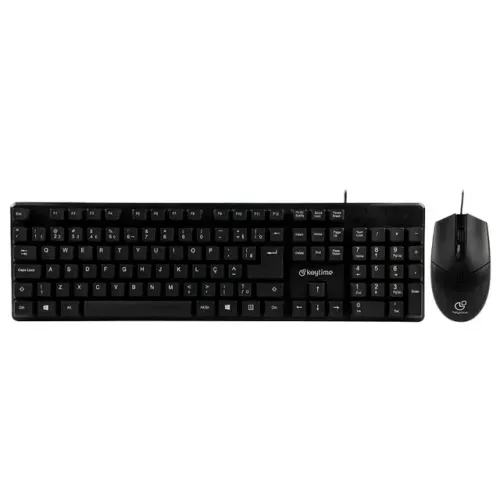 Kit Teclado e Mouse Keytime Minimal 1.000DPI - WZetta