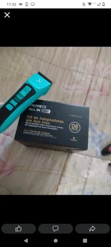 Máquina de tosa e adaptadores 