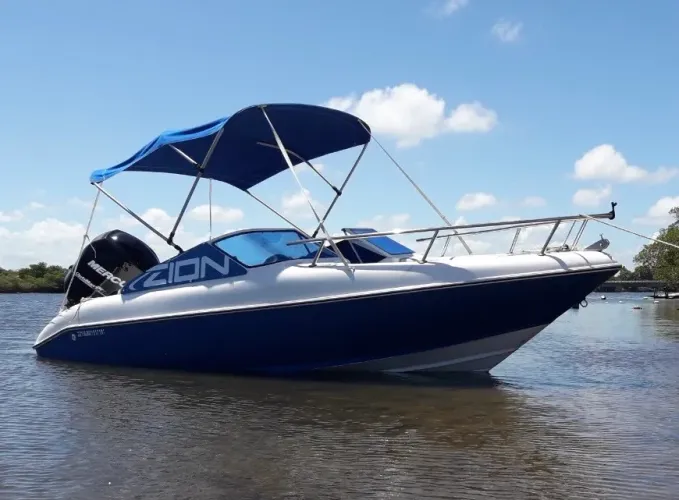 LANCHA FOCKER 160 COM MOTOR MERCURY 75HP