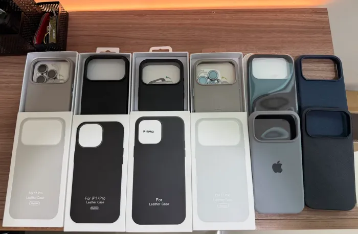 Conjunto 8 capas Case para IPhone 17 Pro