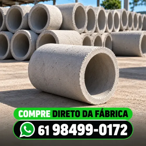 Manilha de Concreto Direto da Fábrica