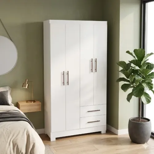 Guarda Roupa Vitoria Branco Novo de loja DIVIDIMOS EM ATE 10X SEM JUROS