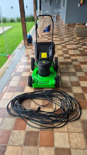 Cortador Grama 2cv 2500w Roda Alta Recolhedor Rm-80e Trapp