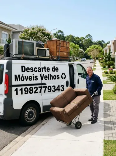 DESCARTE DE MÓVEIS QUEBRADOS E VELHOS
