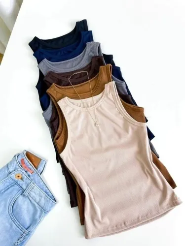 Blusa Regata em Ribana Isis 