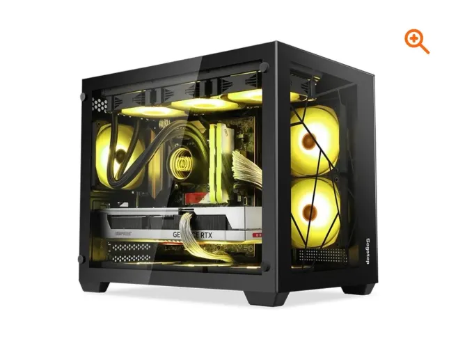 Gabinete Gamer segotep lumi II, mini tower, M - ATx, preto