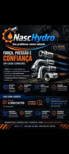 Prensagem de mangueira hidráulica