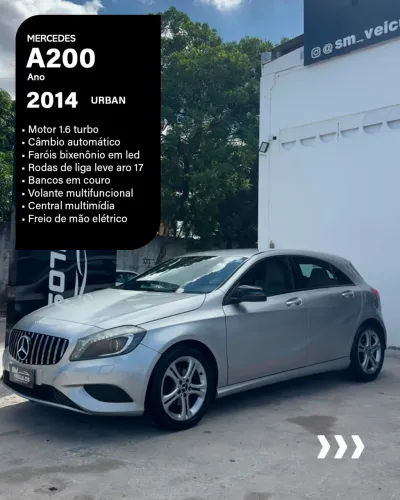 Mercedes-Benz Classe A 200 1.6 TB 16V Urban 156cv Aut. 2014