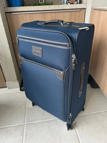 Mala Grande Samsonite Azul 32 Polegadas
