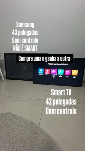 Tv 42? smart e ganha outra de brinde 